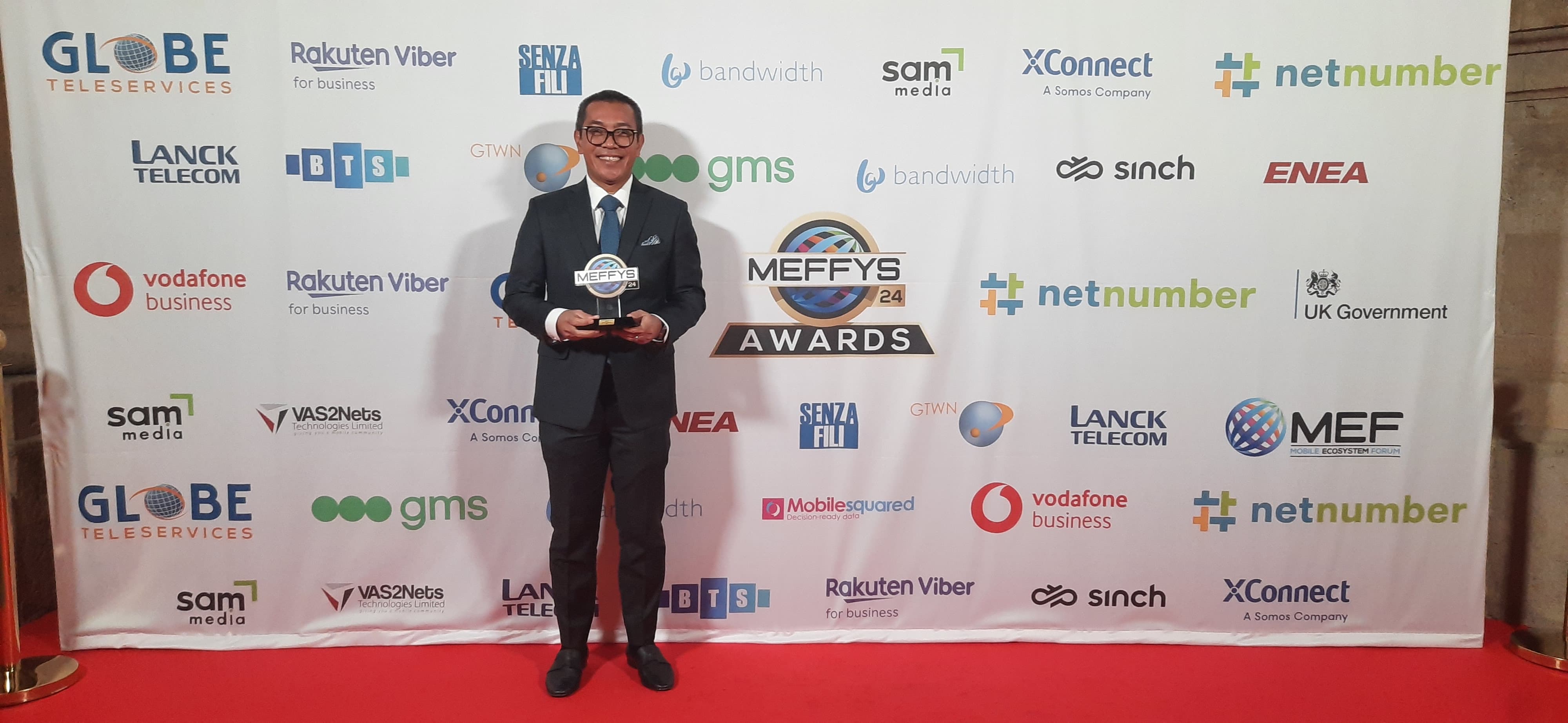 Telin Awarded The Global Connectivity category at The 19th Annual MEFFYS Awards 2024